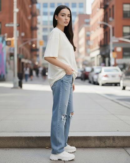 The Essential Comfort Tee | Off-White