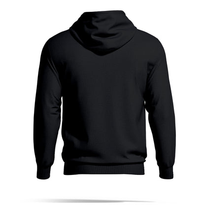 Hashtruck Solid Black Hoodie