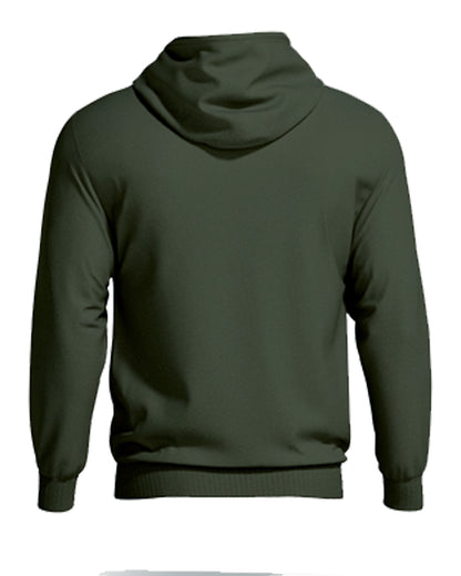 Hashtruck Mild Olive Green Color Hoodie.