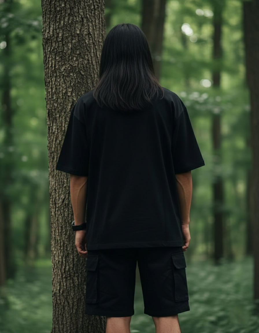 The Galactic Dust Oversize Graphic T-Shirt