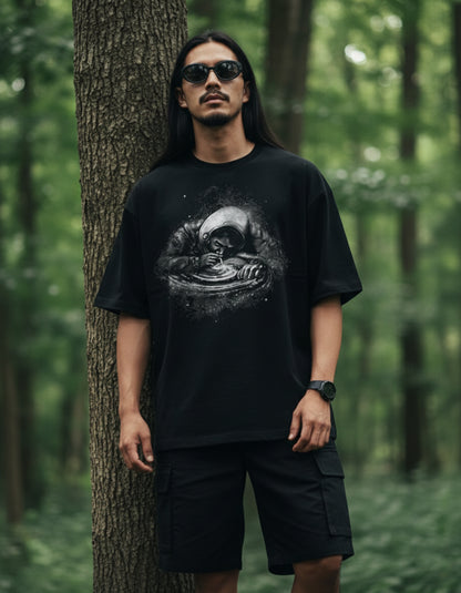 The Galactic Dust Oversize Graphic T-Shirt